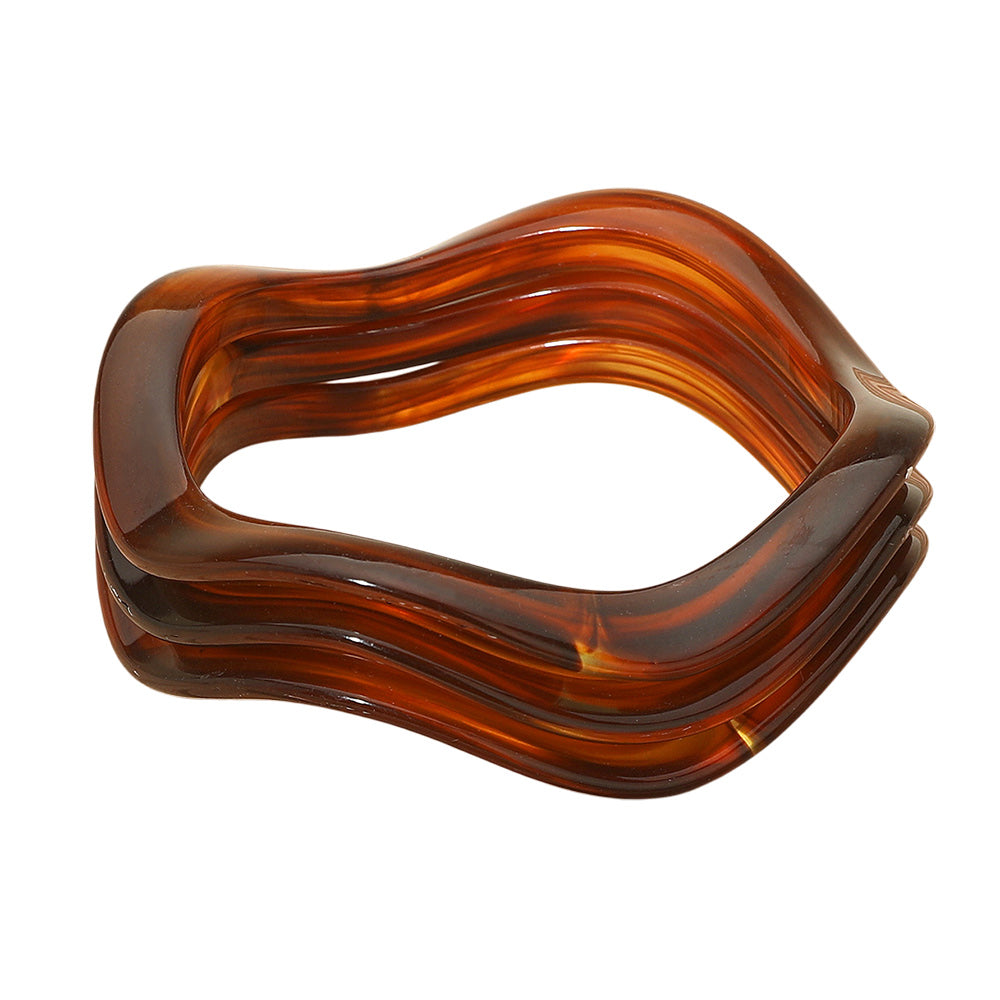 Wavy Tortoise Bangle