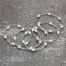 Silver Shell Pearl Tube Bracelet