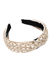 Ivory Geometric Headband