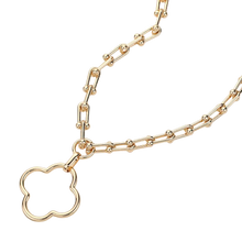 Open Quatrefoil Pendant Necklace