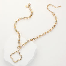 Open Quatrefoil Pendant Necklace