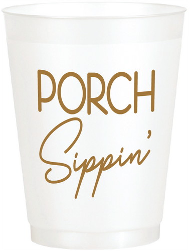 Porch Sippin’ Frosted Cups