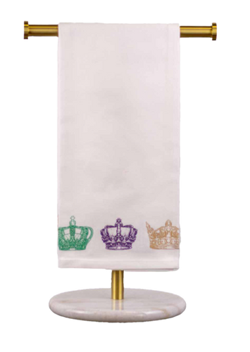 Mardi Gras Elizabeth Crown Towel