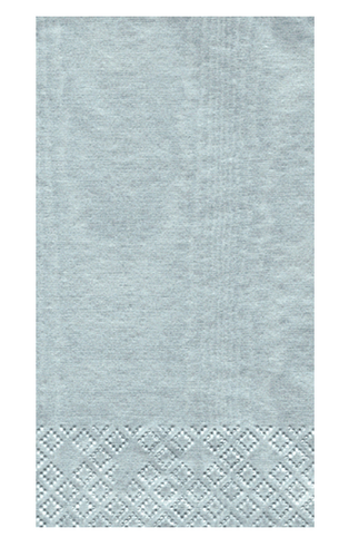 Moire' Platinum Guest Towels