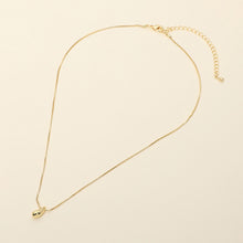 18k Gold Dip Teardrop Necklace