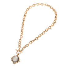 Gray Cece Toggle Necklace