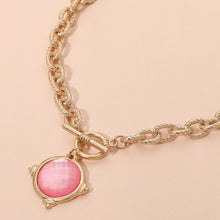 Pink Cece Toggle Necklace