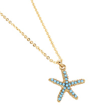 Turquoise Starfish Necklace
