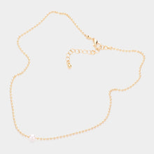 Dainty Pearl Charm Necklace