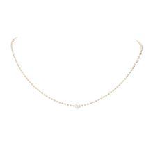 Dainty Pearl Charm Necklace