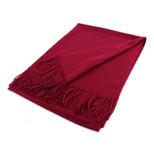 Burgundy Cashmere Blend Scarf