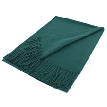 Green Cashmere Blend Scarf