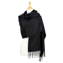 Black Cashmere Blend Scarf