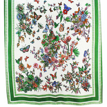Green Garden Silky Scarf