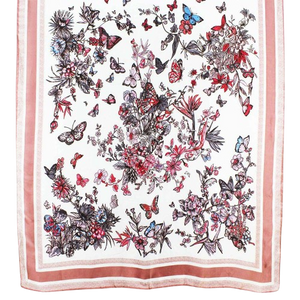 Rose Garden Silky Scarf