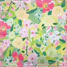 Floral Watercolor Square Scarf