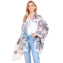 Blue Garden Versatile Scarf