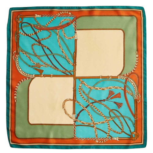 Rope Tassel Square Scarf