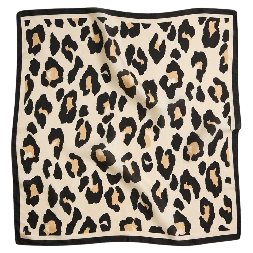 Cheetah Print Silky Scarf