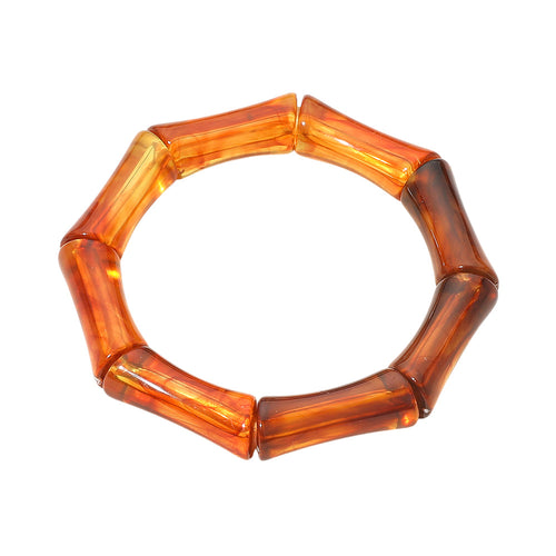 Tortoise Bamboo Stretch Bracelet
