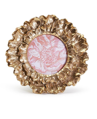 Gold Flower Frame