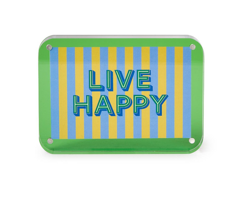 Live Happy 4x6 Acrylic Frame