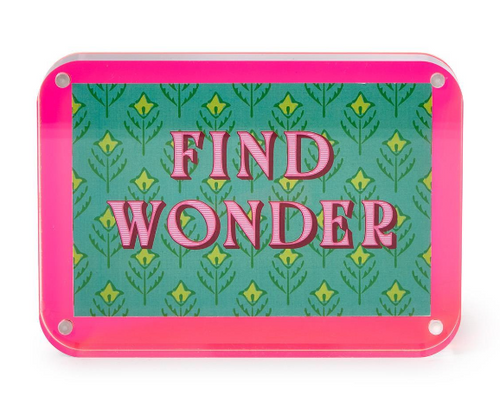 Find Wonder 4x6 Acrylic Frame