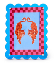 Blue Tiger 5x7 Scallop Frame