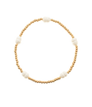 Five Pearl Beaded Bracelet