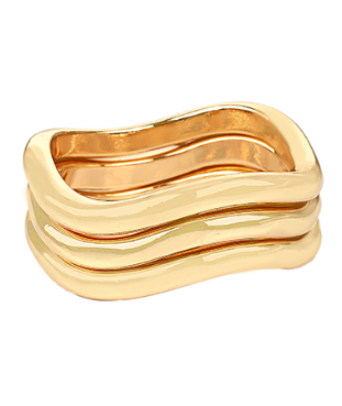 Wavy Gold Bracelet