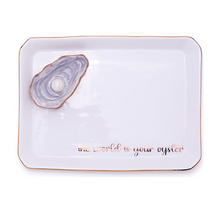 "The World Is Your Oyster" Trinket Tray