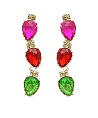 Holiday Light Bulb Earrings