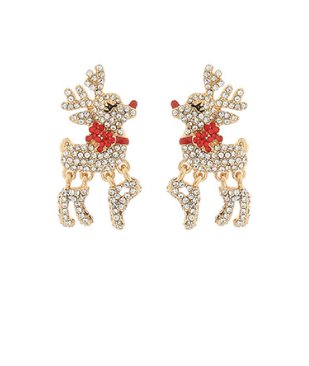Dancing Reindeer Earrings