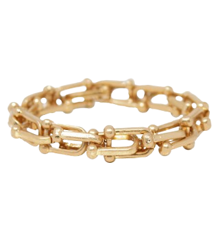 Gold Lucky Link Bracelet