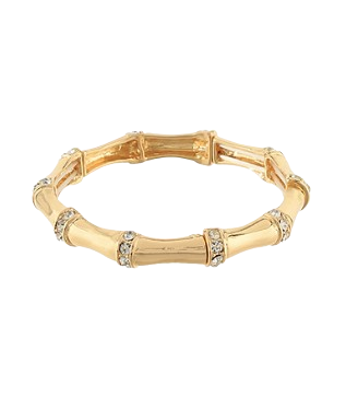 Pave Bamboo Bangle