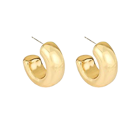 Gold Eva Hoop