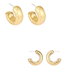 Gold Eva Hoop