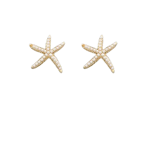 Pearl Starfish Studs