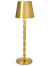 Gold Bamboo Cordless LED Lamp