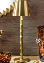 Gold Bamboo Cordless LED Lamp