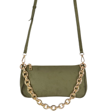 Olive Micro Suede Bag