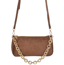 Brown Micro Suede Bag