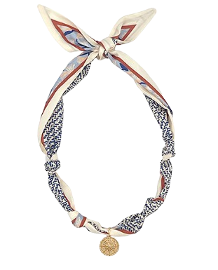 Compass Scarf Necklace
