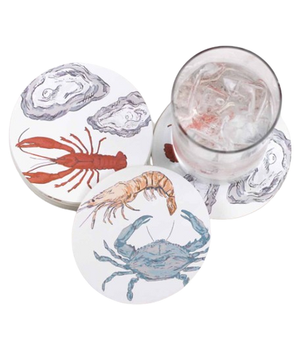 Seafood Reversible Coasters