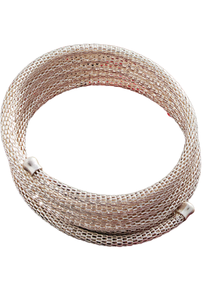 Silver Coil Wrap Bracelet