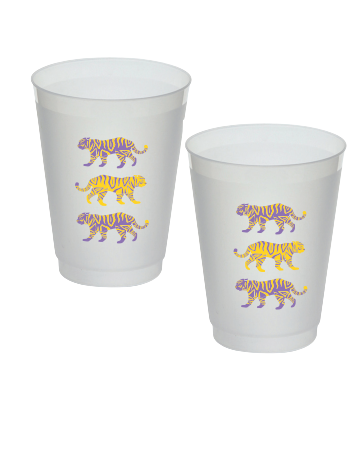 Tiger Animal Frosted Cup