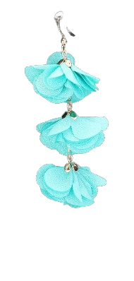 Turquoise Three Flower Earring