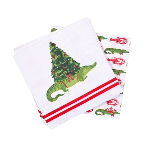 Gator Tree Cocktail Napkins