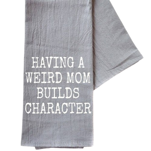 Weird Mom Character Hand Towel