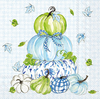 Stacked Pumpkins Cocktail Napkins